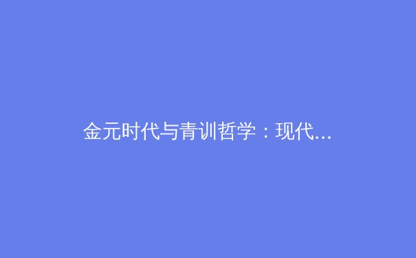 金元时代与青训哲学：现代足球俱乐部的生存悖论与未来路径探析 - 2